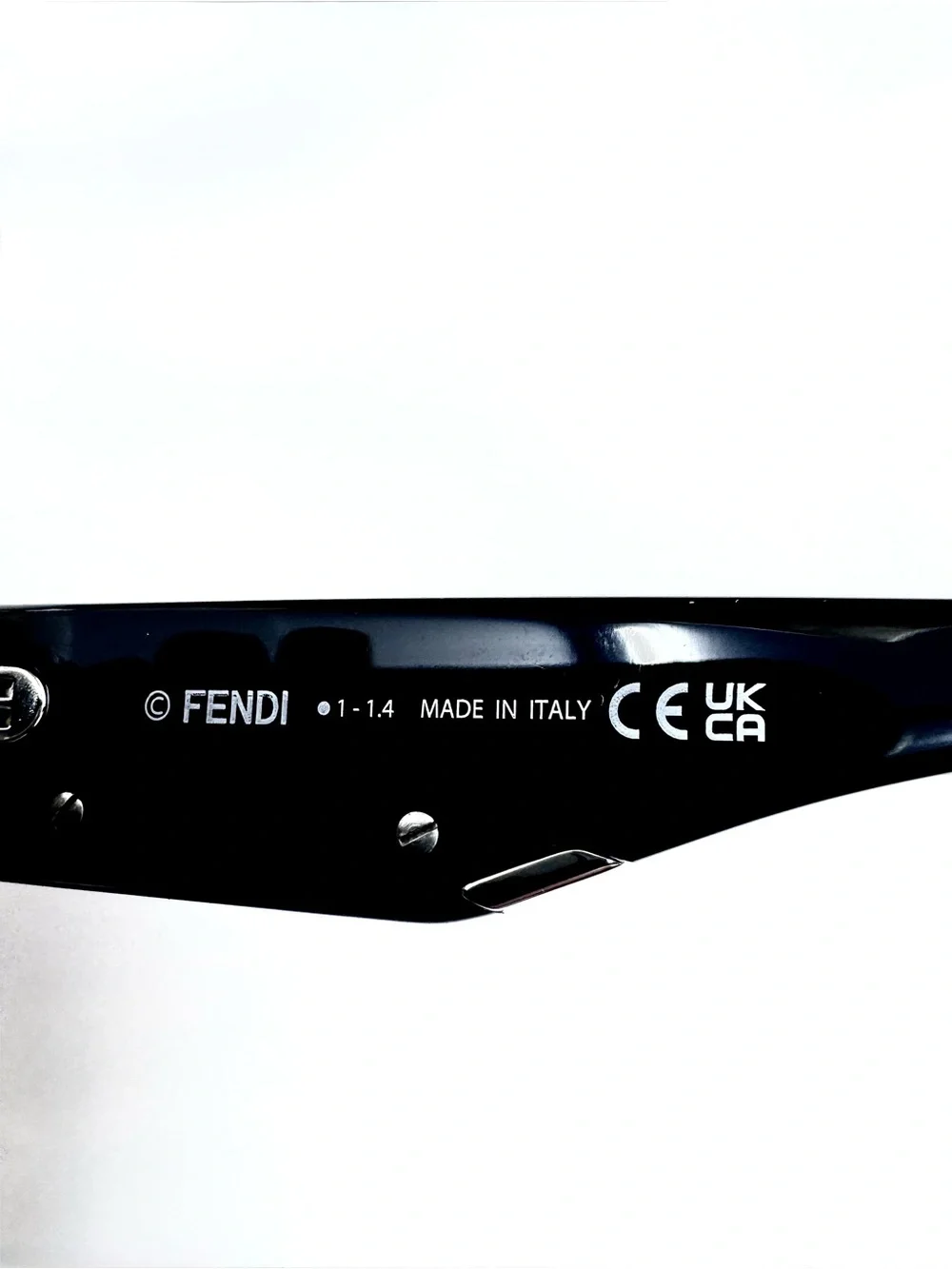 NEW Fendi FE40135I 01A Shiny Black/Smoke Women Sunglasses Set Authentic